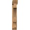 Ekena Millwork Balboa Traditional Rough Sawn Bracket w/ Offset Brace, Western Red Cedar, 6"W x 30"D x 38"H BKT0604X30X38BOA01RWR - alternate 2